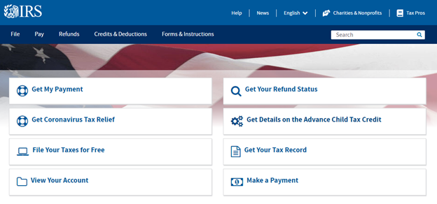 IRS Homepage