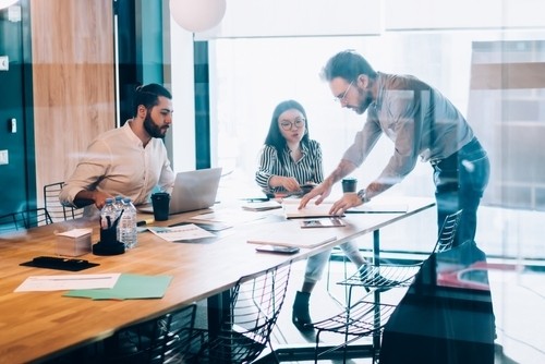 group of people around a conference table
